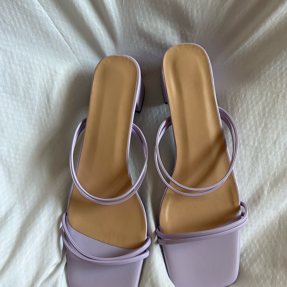SHEIN Lavender Wedge Sandals Woman’s  Size 10.5/11